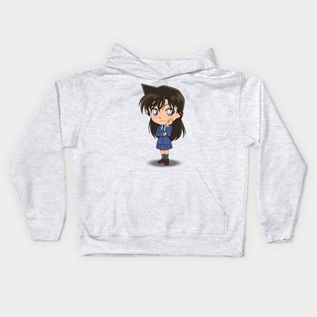 Detective Conan 6 ( Ran ) Kids Hoodie by Invisibleman17